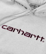Carhartt WIP Basic Felpa Hoodie (ash heather cozy purple)