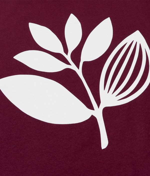 Magenta Plant T-Shirt (burgundy)