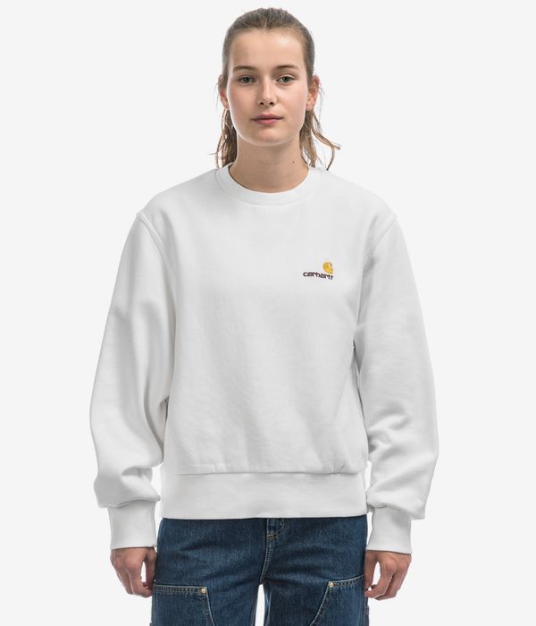 Carhartt WIP W' American Script Sweatshirt women (white)