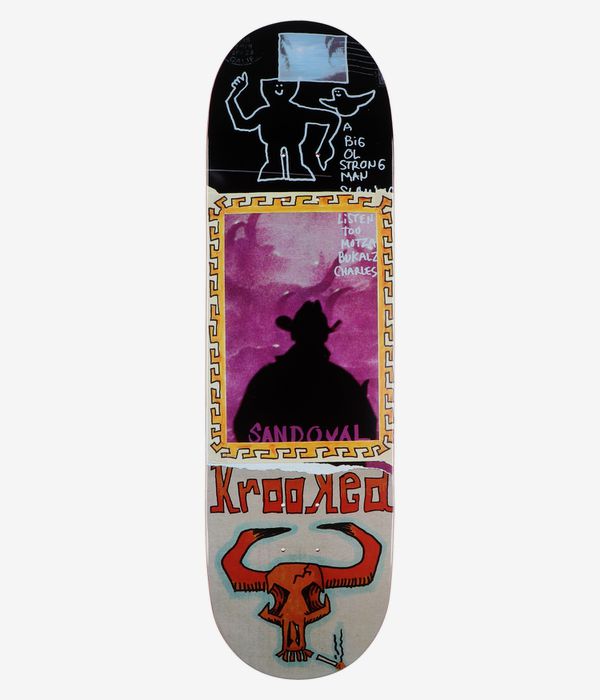 Krooked Sandoval Gun Slinger 9.02" Tavola da skateboard (multi)