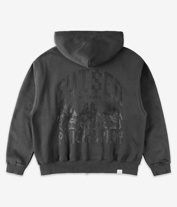 Evisen Sushi Zip-Hoodie (charcoal)