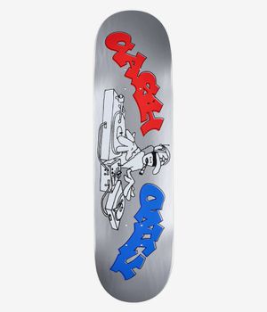 Cash Only Wheels Of Steel 8.5" Skateboard Deck (grey)