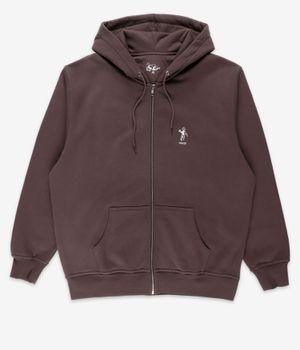 Dancer OG Logo Bluza z Kapturem na Zamek (brown)