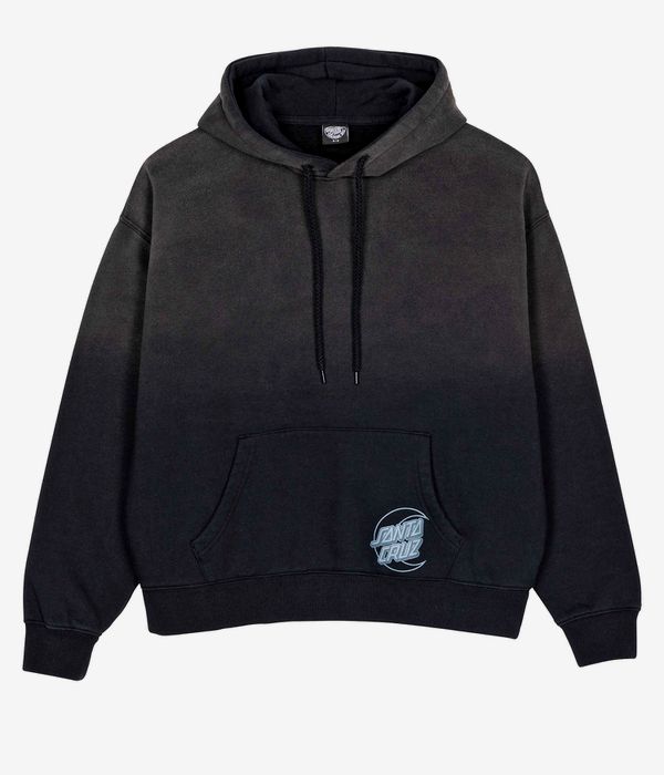 Santa Cruz Imprint Moon Dot Felpa Hoodie women (black wash)