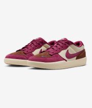 Nike SB Force 58 Shoes (pale ivory sweet beet fauna brow)