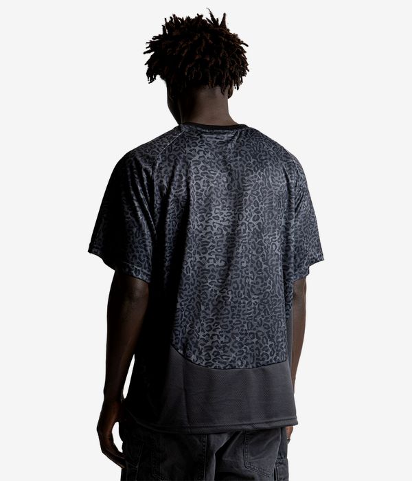 Wasted Paris Cheetah Football Jersey T-Shirt (black camo)