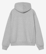Carhartt WIP American Script Bluza z Kapturem na Zamek (grey heather)