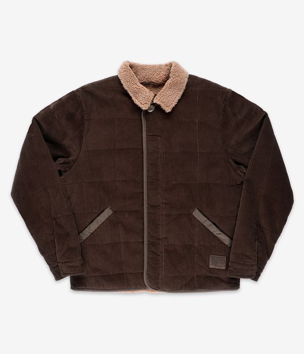 RVCA Surplus Sherpa Puffer Jacket (chocolate)