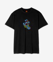 Santa Cruz Roskopp Screaming Five Front Camiseta (black)