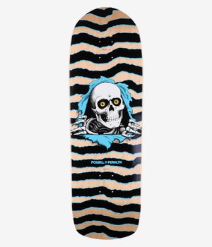 Powell-Peralta Old School Ripper Shape 244 10" Skateboard Deck (natural blue)