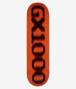 GX1000 OG Logo Blur 8.625" Skateboard Deck (orange)