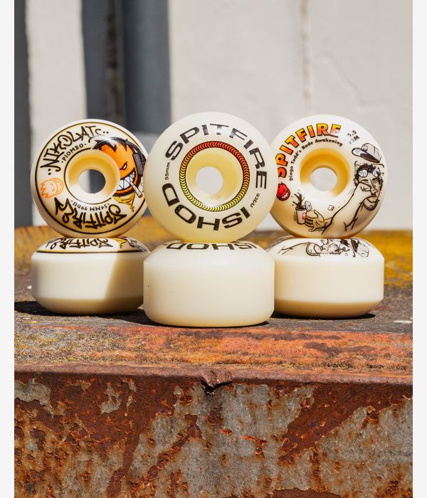 Spitfire Formula Four Diego Rude Awakening Classic Wielen (natural) 55 mm 99A 4 Pack