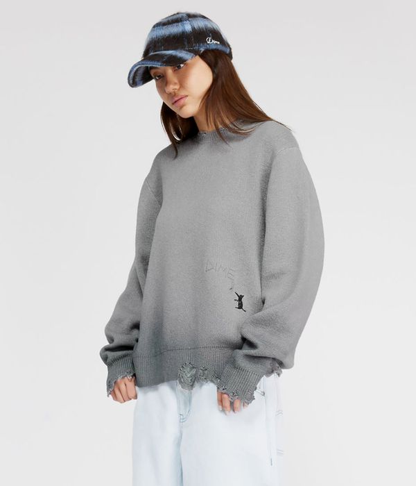 Dime Cat Knit Felpa (storm)