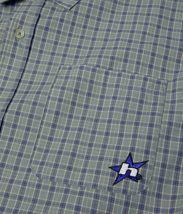 HUF Star Plaid Shirt (marine)