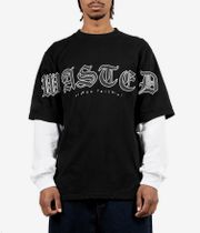 Wasted Paris T-Age Chad Long sleeve (black white)