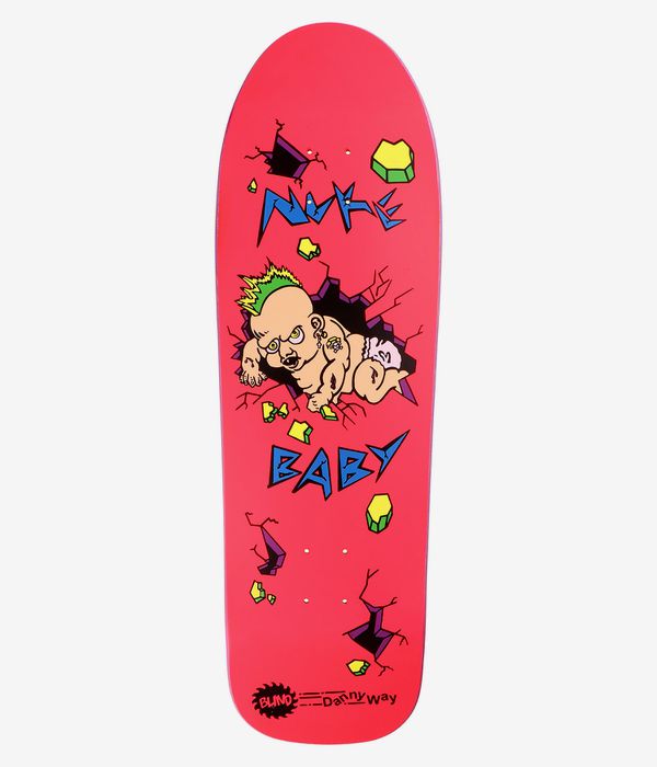 Blind Way Nuke Baby 1991 Reissue 9.7" Skateboard Deck (pink)