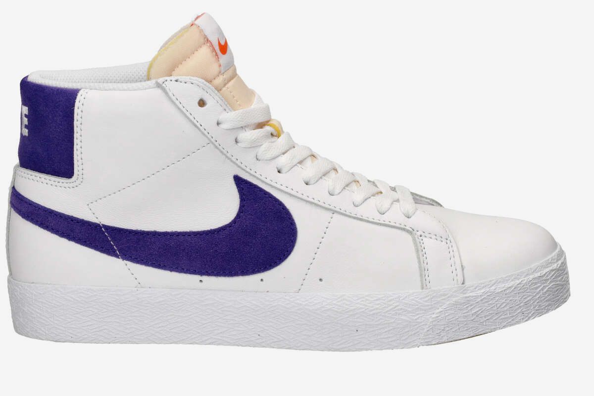 Nike SB Zoom Blazer Mid Iso Chaussure (white court purple)