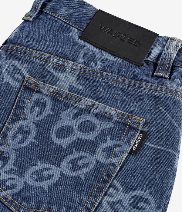 Wasted Paris Knuckles Casper Pantaloni (washed blue)