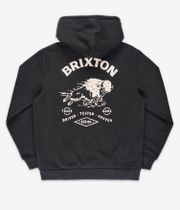 Brixton Charging Buffalo sweat à capuche (washed black)