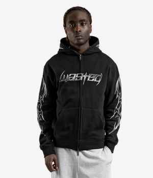 Wasted Paris Metal Blade Felpa Hoodie con zip (black)