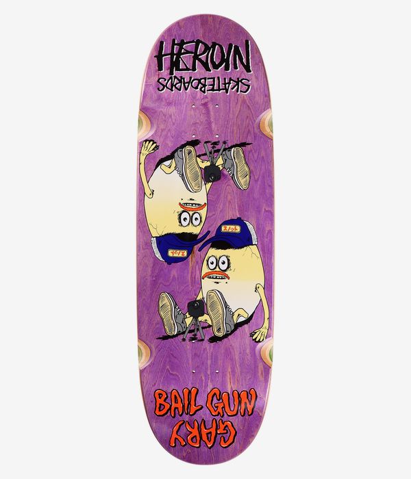 Heroin Skateboards Bail Gun Gary 4 9.75" Tabla de skate (pink)