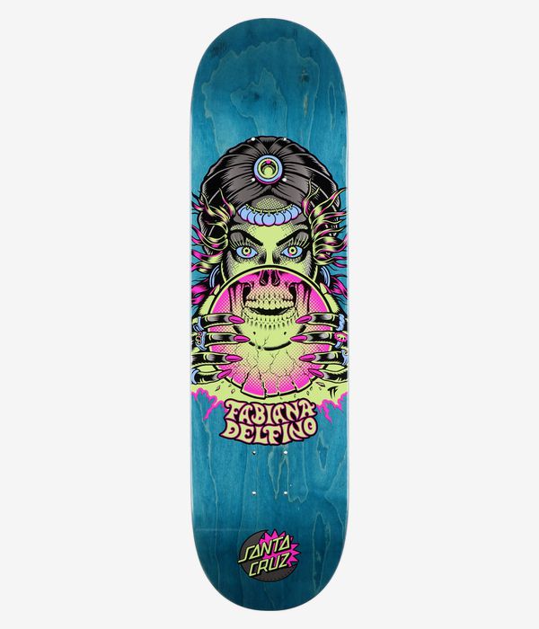 tung Slip sko Kunstneriske Shop Santa Cruz Delfino Fortune Teller Glow VX 8.25" Skateboard Deck (dark  teal) online | skatedeluxe