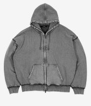 Wasted Paris Kingdom Curve Faded Zip-Hoodie (faded black)