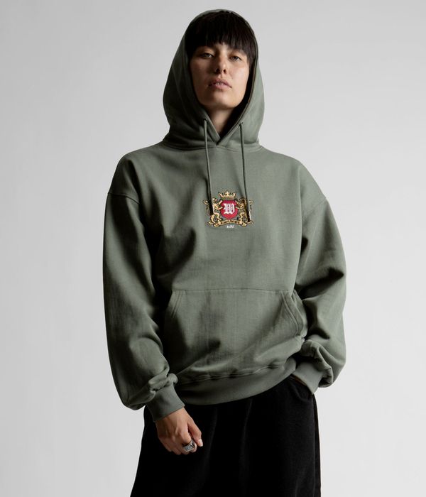 Wasted Paris Crest Hoodie (lichen green)