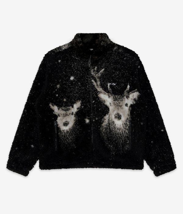 Obey Deer Sherpa Jacke (black multi)
