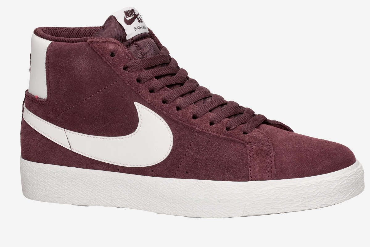 Nike SB Zoom Blazer Mid Shoes (burgundy crush summit white)