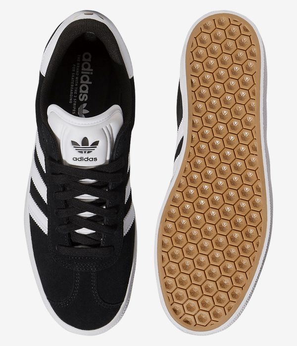 adidas Skateboarding Gazelle ADV Scarpa (core black white gold)