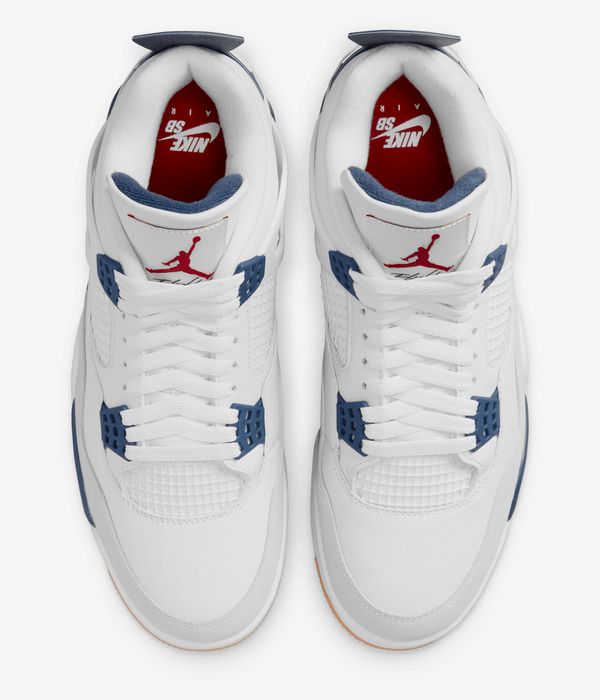Nike SB x Air Jordan 4 Schuh (summit white white navy neutral)