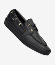 Vans 2 Eyelet Boat Shoes (leather black)