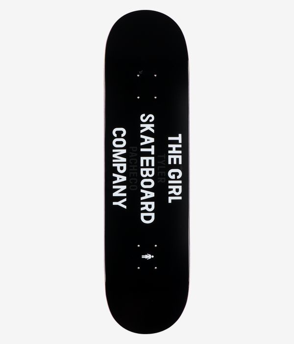 Girl Pacheco Sans Twin Tip 8.25" Skateboard Deck (black)
