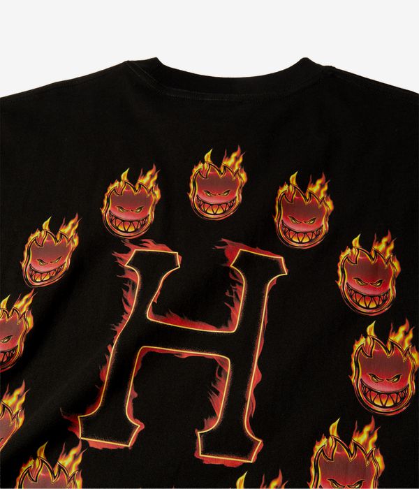HUF x Spitfire Flame Galaxies T-Shirt (black)