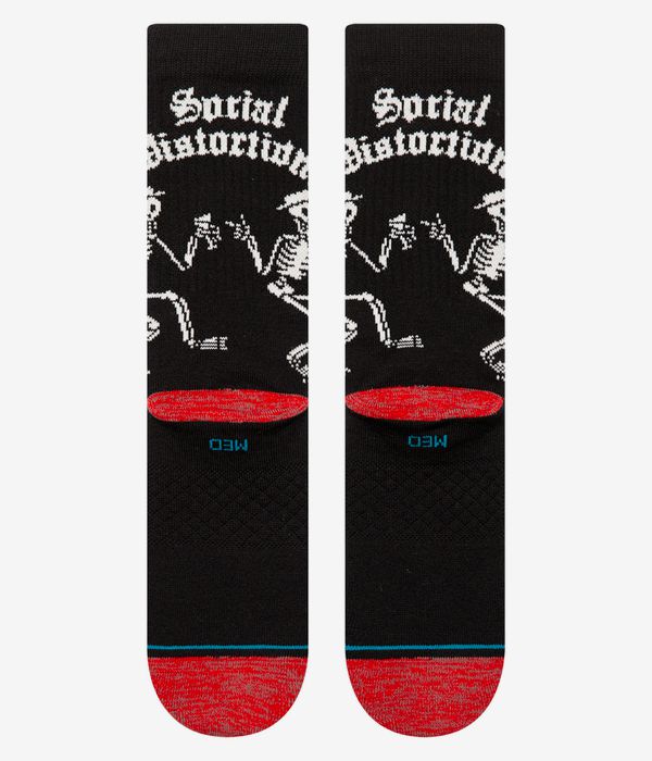 Stance Skelly Dancing Socks US 6-12 (black)