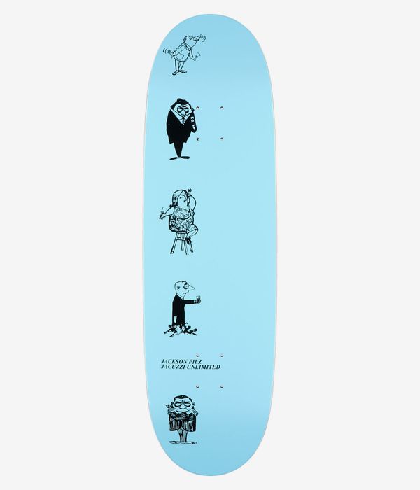 Jacuzzi Pilz Patrons 9.125" Skateboard Deck (blue)