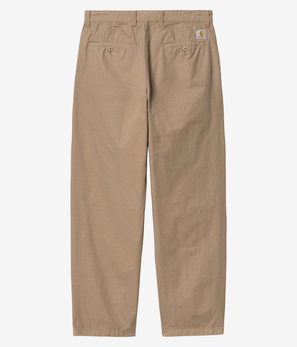 Carhartt WIP Calder Pant Dothan Poplin Pantalons (leather garment dyed)