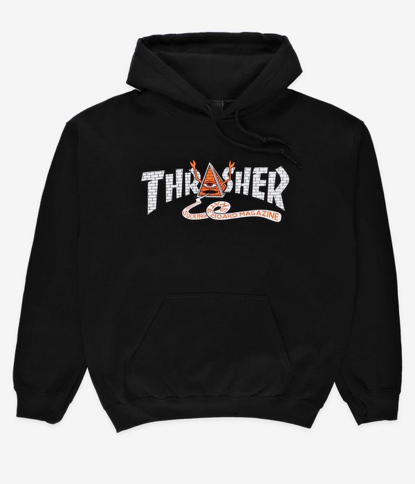 Thrasher x Toy Machine Pyramid Sudadera (black)