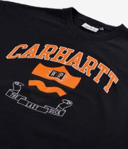 Carhartt WIP Lazy Duck Academy Organic T-shirt (black stone washed)