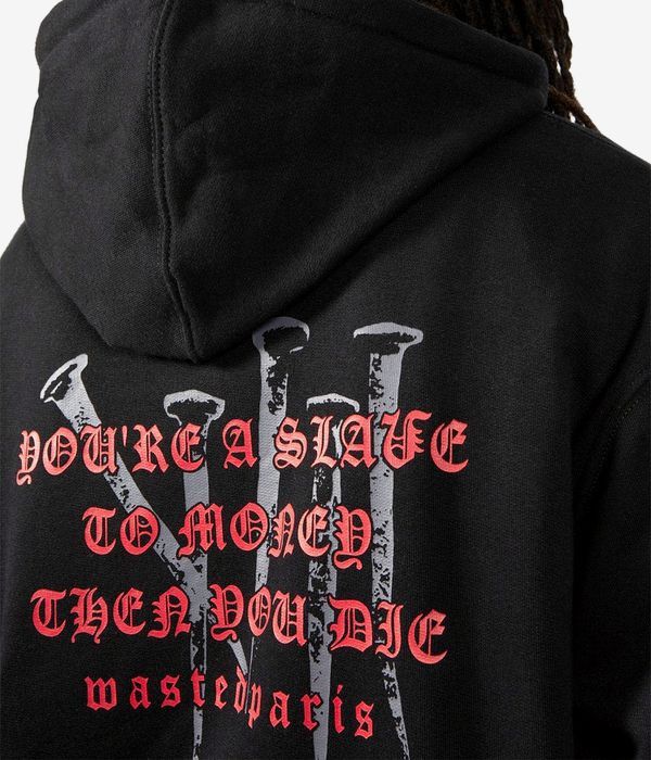 Wasted Paris Stake Zip-Hoodie (black)