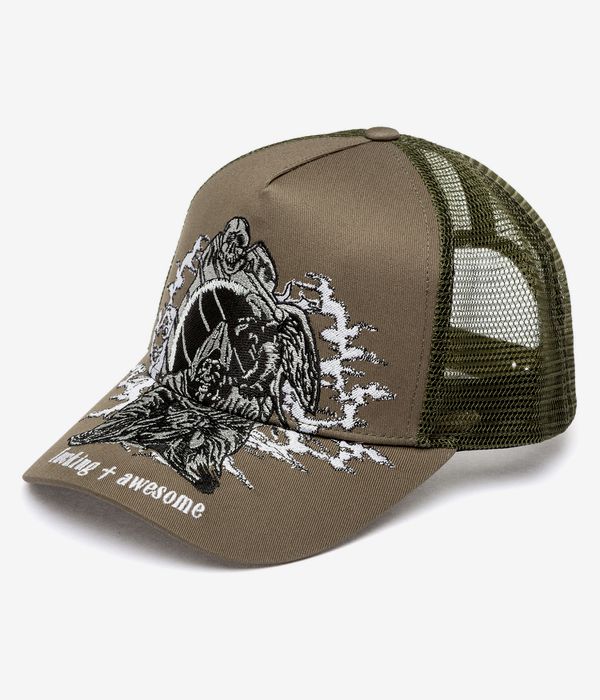 Fucking Awesome Demon Trucker Cap (green)