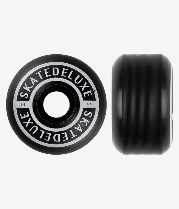 skatedeluxe Conical Rouedas (black) 56mm 100A Pack de 4