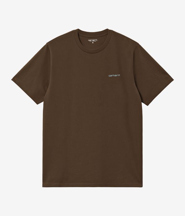 Carhartt WIP Script Embroidery T-Shirt (liberica air sky)