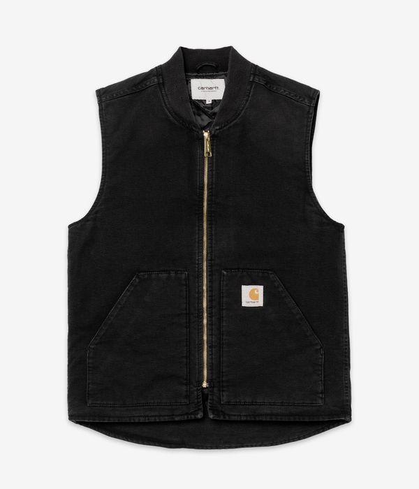 Carhartt WIP Classic Organic Dearborn Vest (black stone canvas)