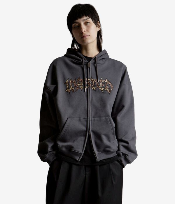 Wasted Paris Cheetah Zip-Hoodie (old black)