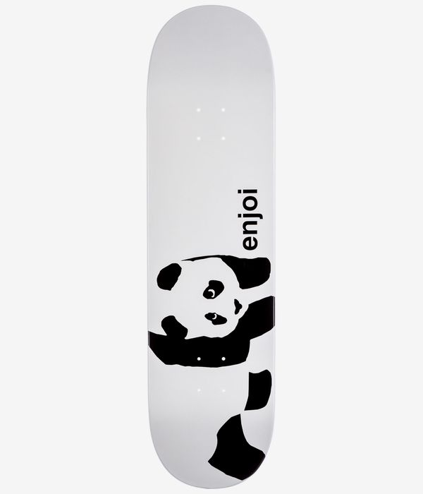 Enjoi Skateboard Decks 8.0, Flocked - White 