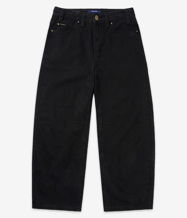 Butter Goods Wide Cut Denim Jeans (flat black)
