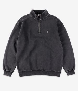 Volcom Single Stone 1/4-Zip Sweater (light acid black)