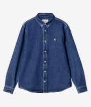 Carhartt WIP Weldon Perry Camicia (blue stone washed)